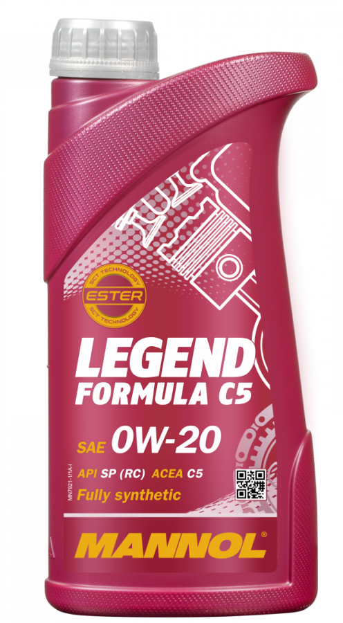 Motorový olej 0W-20 Mannol 7921 Legend Formula C5 - 1 L - 0W-20