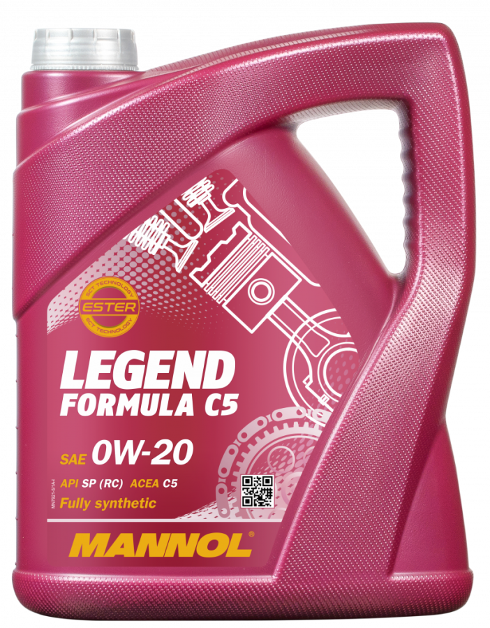 Motorový olej 0W-20 Mannol 7921 Legend Formula C5 - 5 L - 0W-20