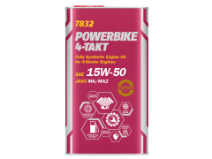 Motocyklový olej 15W-50 Mannol 7832 4-Takt Powerbike - 4 L