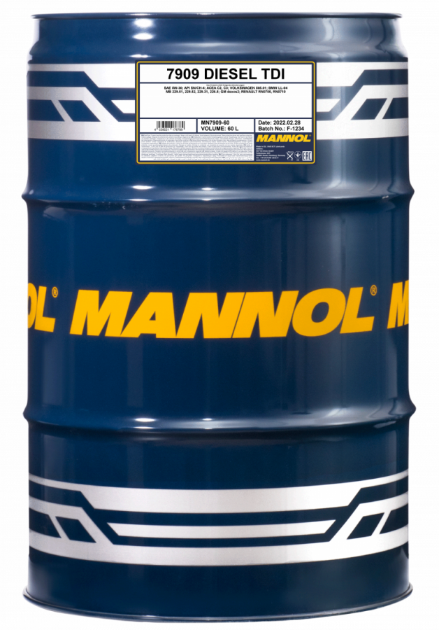 Motorový olej 5W-30 Mannol Diesel TDi 505.01 - 60 L - 5W-30